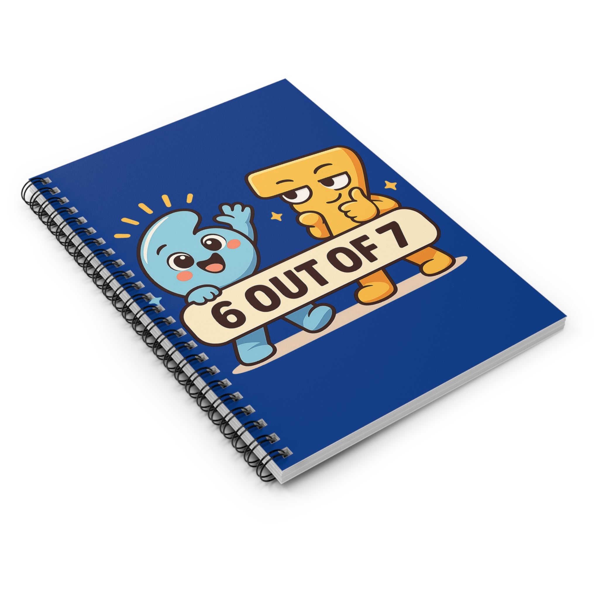 Meet 6 & 7™ Spiral Notebook — Cute Character Journal