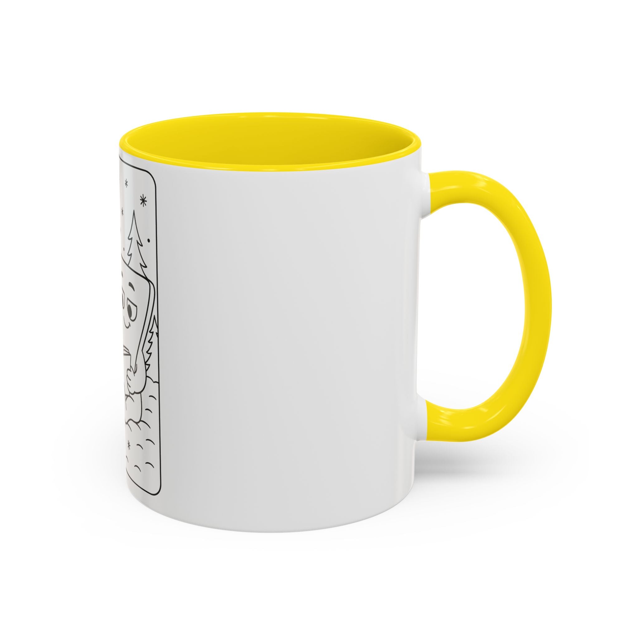 Meet 6 & 7™ Coffee Mug — Cute Marshmallow & Cocoa Cookie Reading Design (Accent 11/15oz)