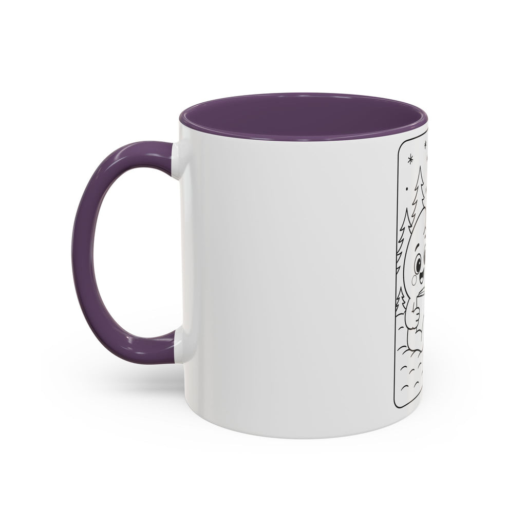 Meet 6 & 7™ Coffee Mug — Cute Marshmallow & Cocoa Cookie Reading Design (Accent 11/15oz)