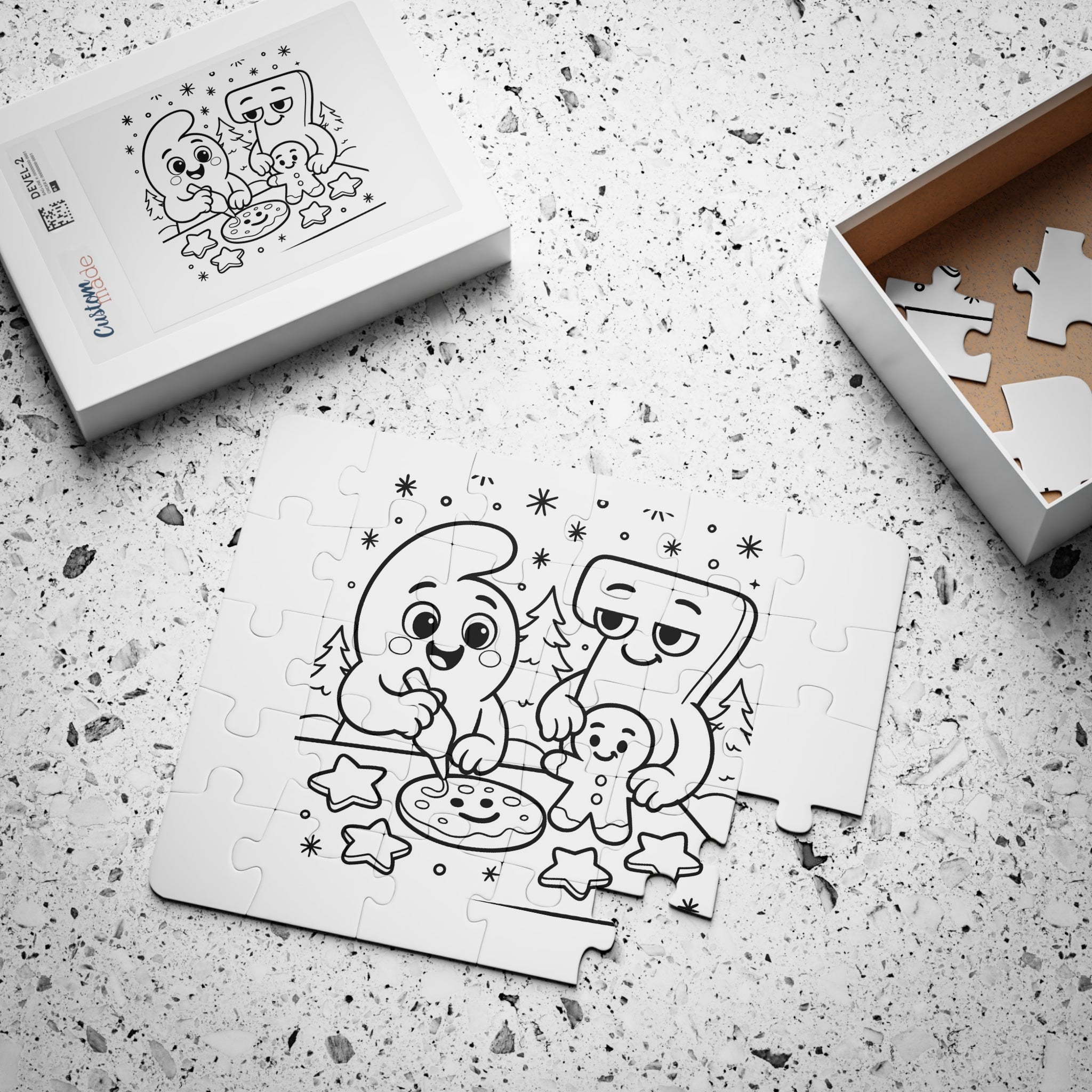 Meet 6 & 7 Color Your Own Kids' Puzzle, 30-Piece