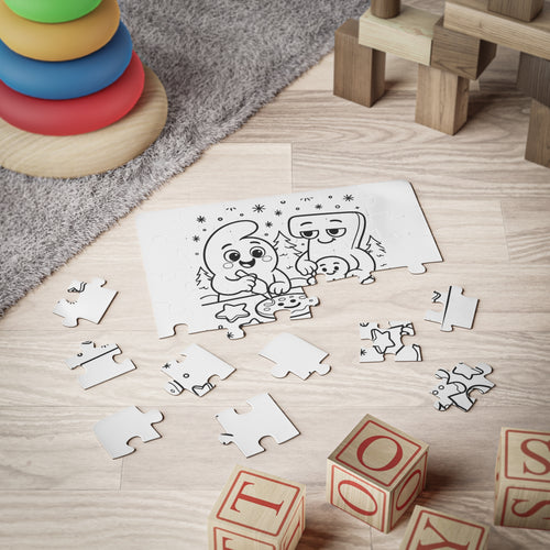 Meet 6 & 7 Color Your Own Kids' Puzzle, 30-Piece