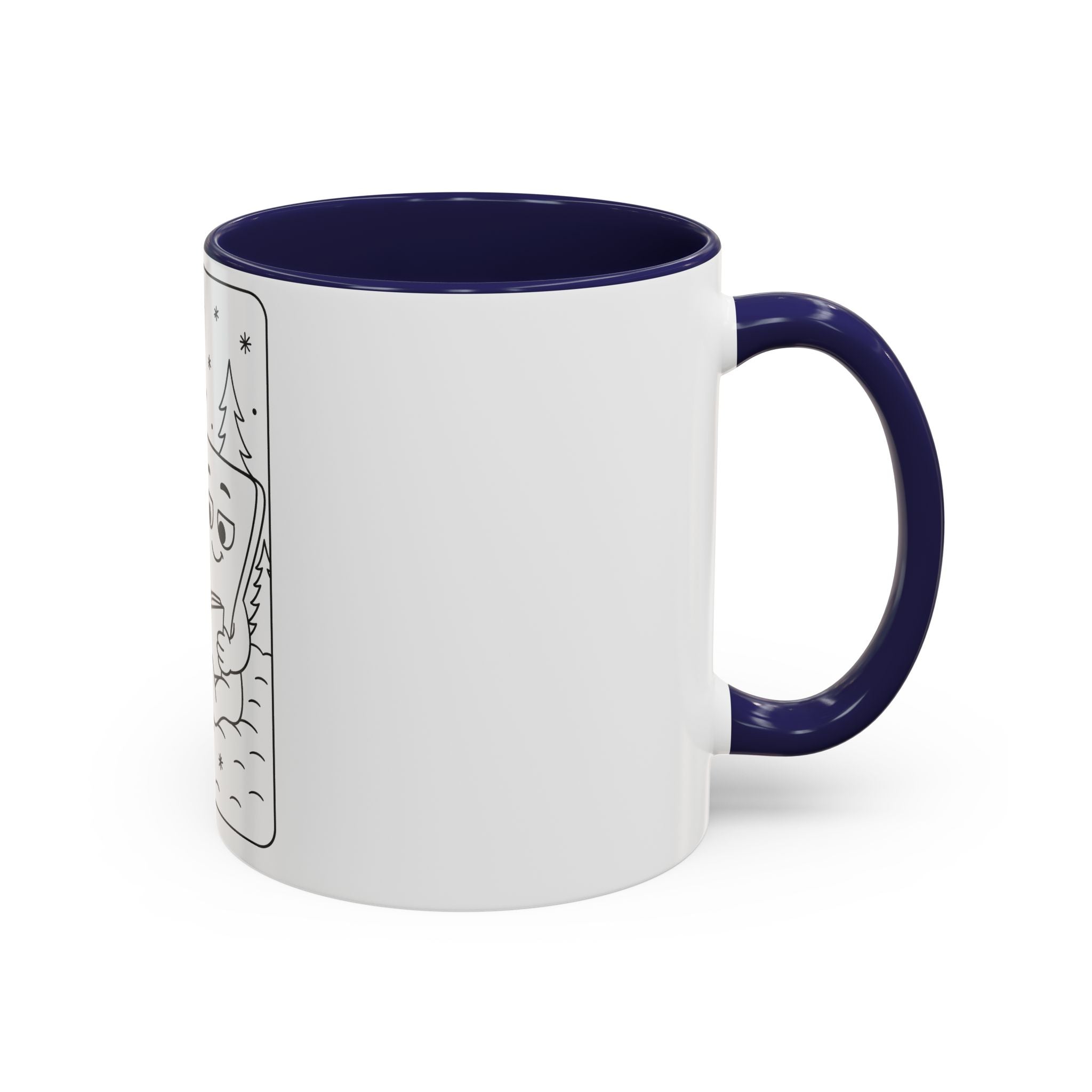 Meet 6 & 7™ Coffee Mug — Cute Marshmallow & Cocoa Cookie Reading Design (Accent 11/15oz)