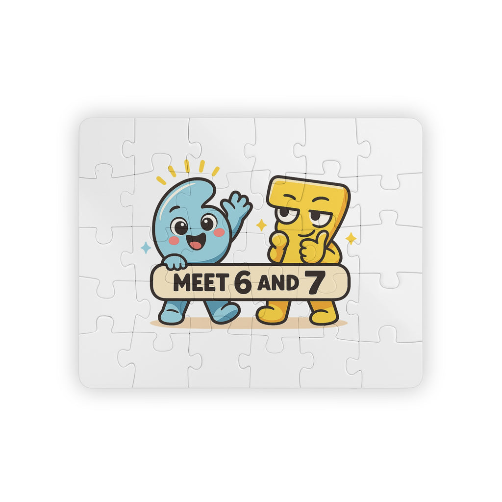 Meet 6 & 7 Color Your Own Kids' Puzzle, 30-Piece