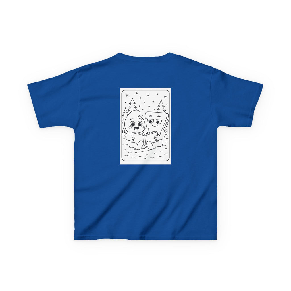 Meet 6 & 7 Kids Coloring T-Shirt- Interactive Character Tee for Creativity and Kindness