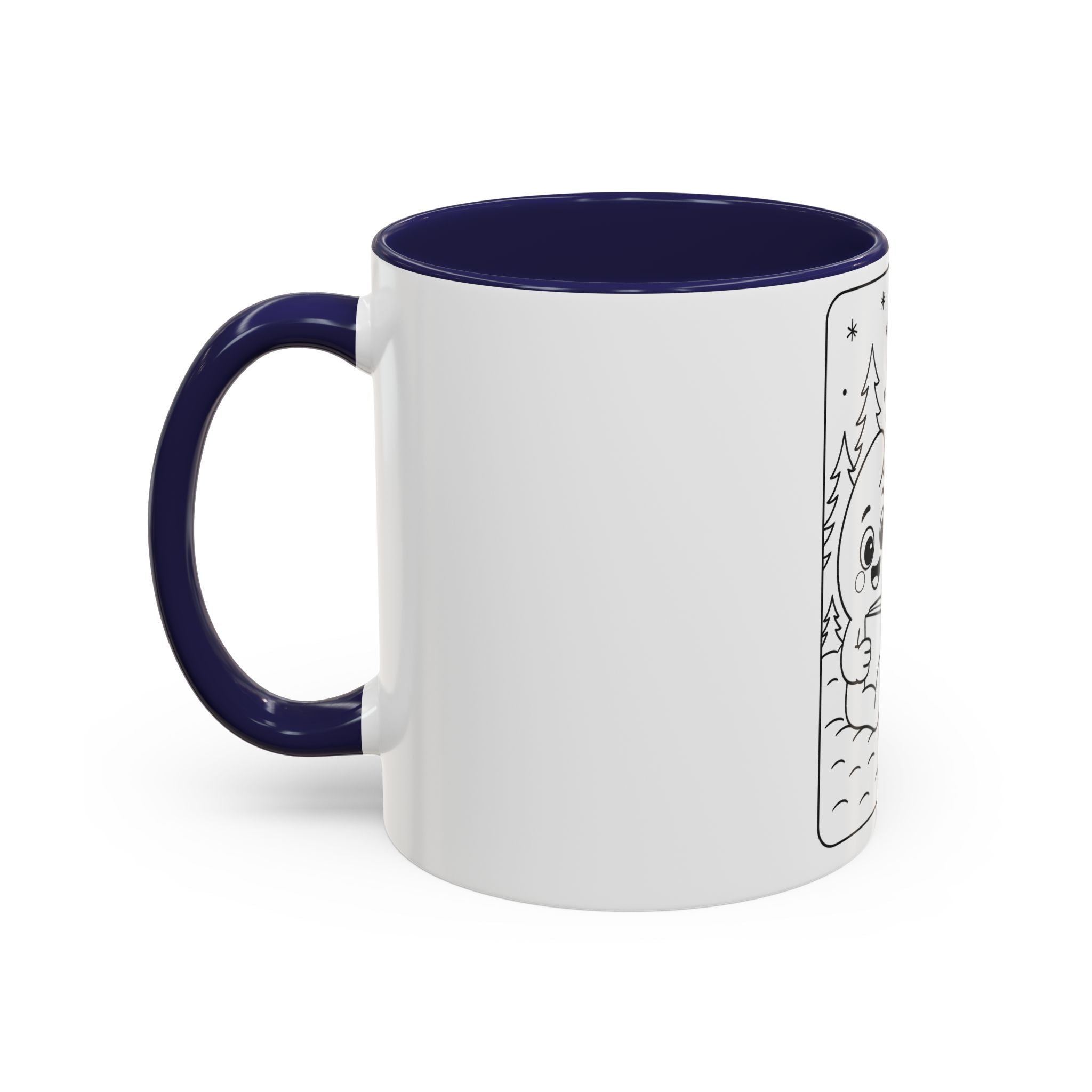 Meet 6 & 7™ Coffee Mug — Cute Marshmallow & Cocoa Cookie Reading Design (Accent 11/15oz)
