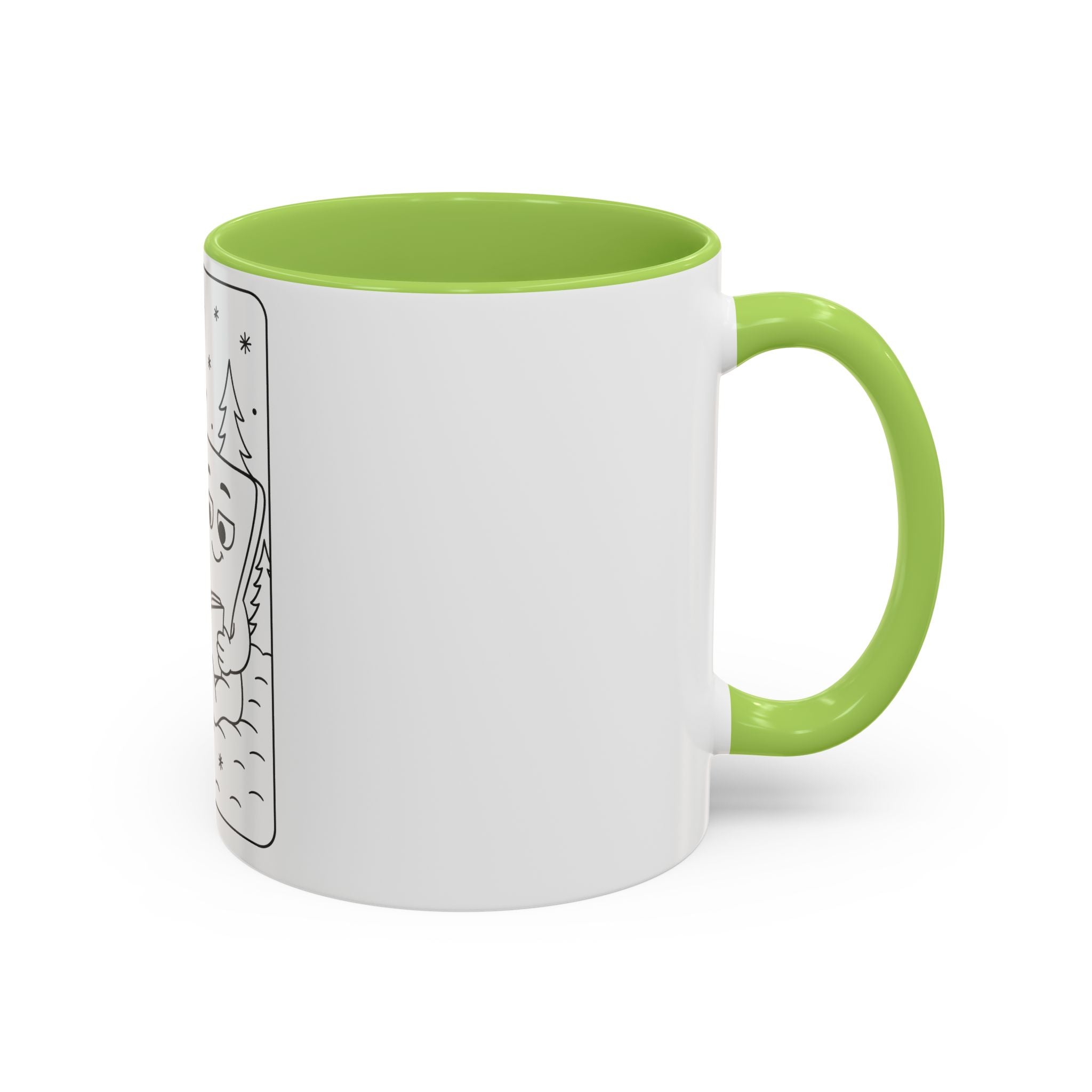Meet 6 & 7™ Coffee Mug — Cute Marshmallow & Cocoa Cookie Reading Design (Accent 11/15oz)