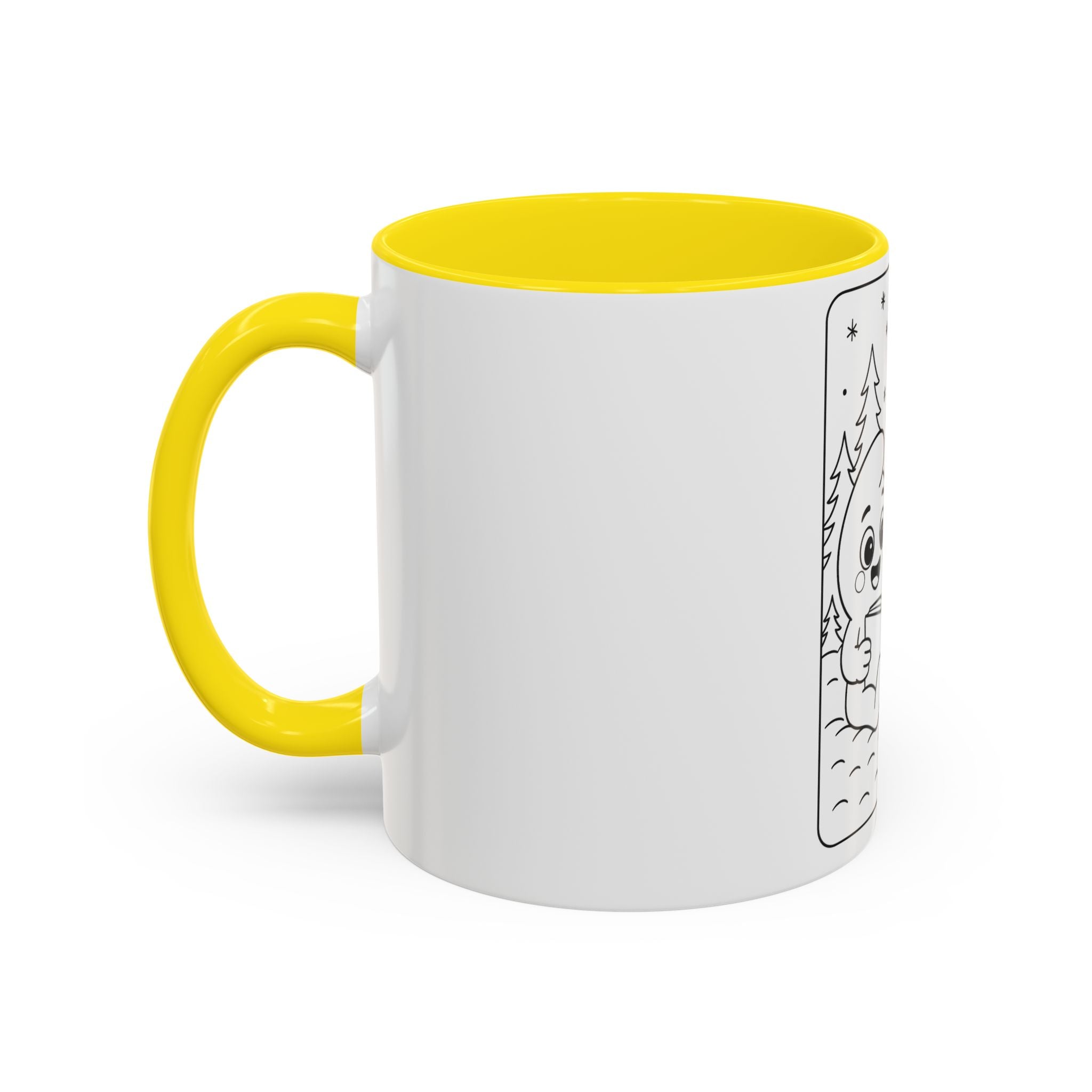 Meet 6 & 7™ Coffee Mug — Cute Marshmallow & Cocoa Cookie Reading Design (Accent 11/15oz)