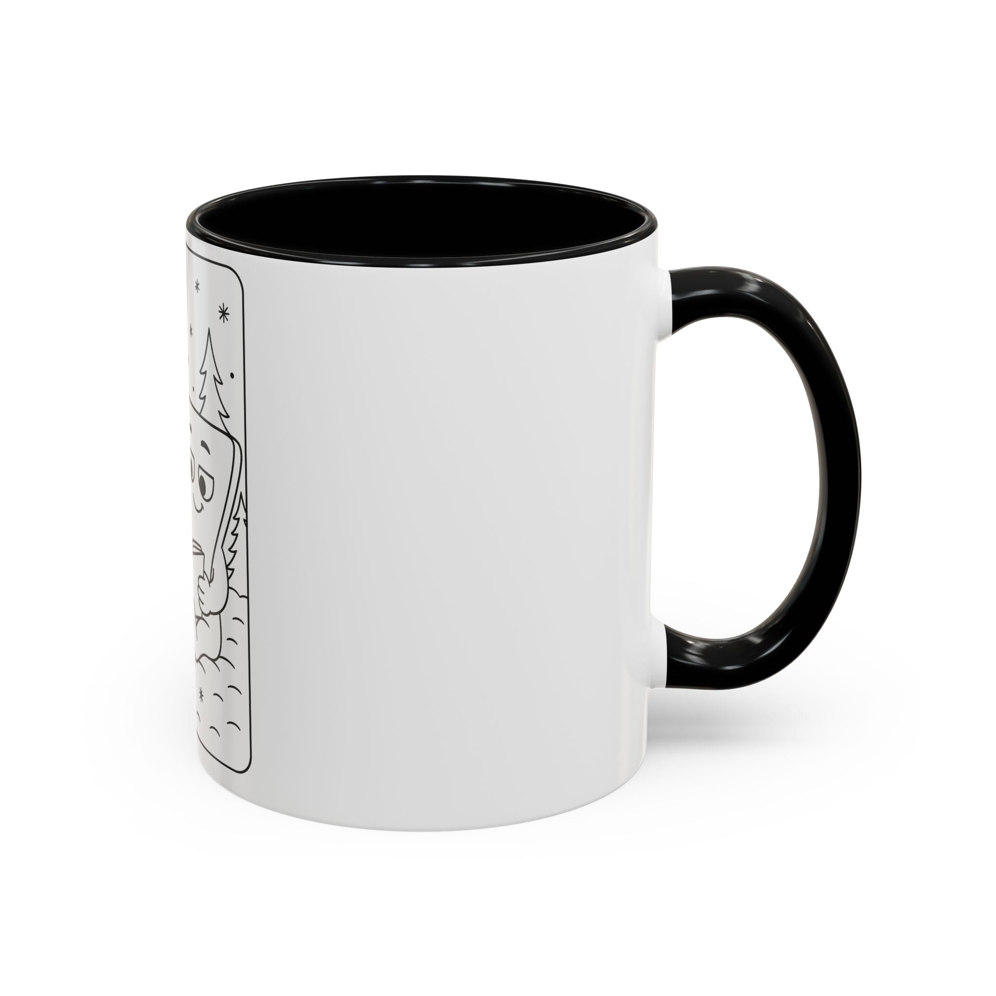 Meet 6 & 7™ Coffee Mug — Cute Marshmallow & Cocoa Cookie Reading Design (Accent 11/15oz)