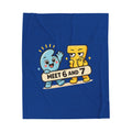 Plush Blanket — Meet 6 & 7 Characters Velveteen Throw