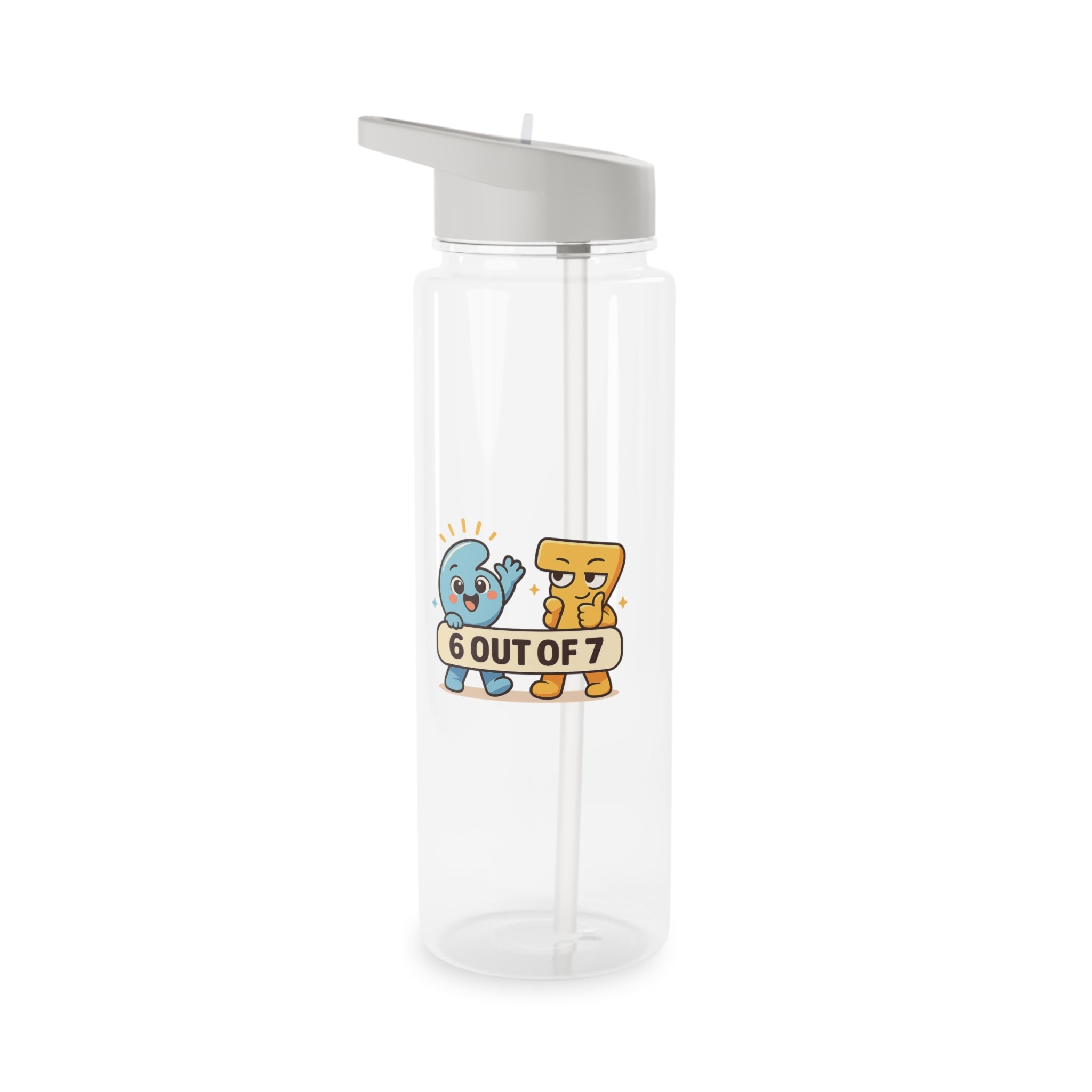Meet 6 & 7™ Tritan Water Bottle —Cute Character Sports Bottle