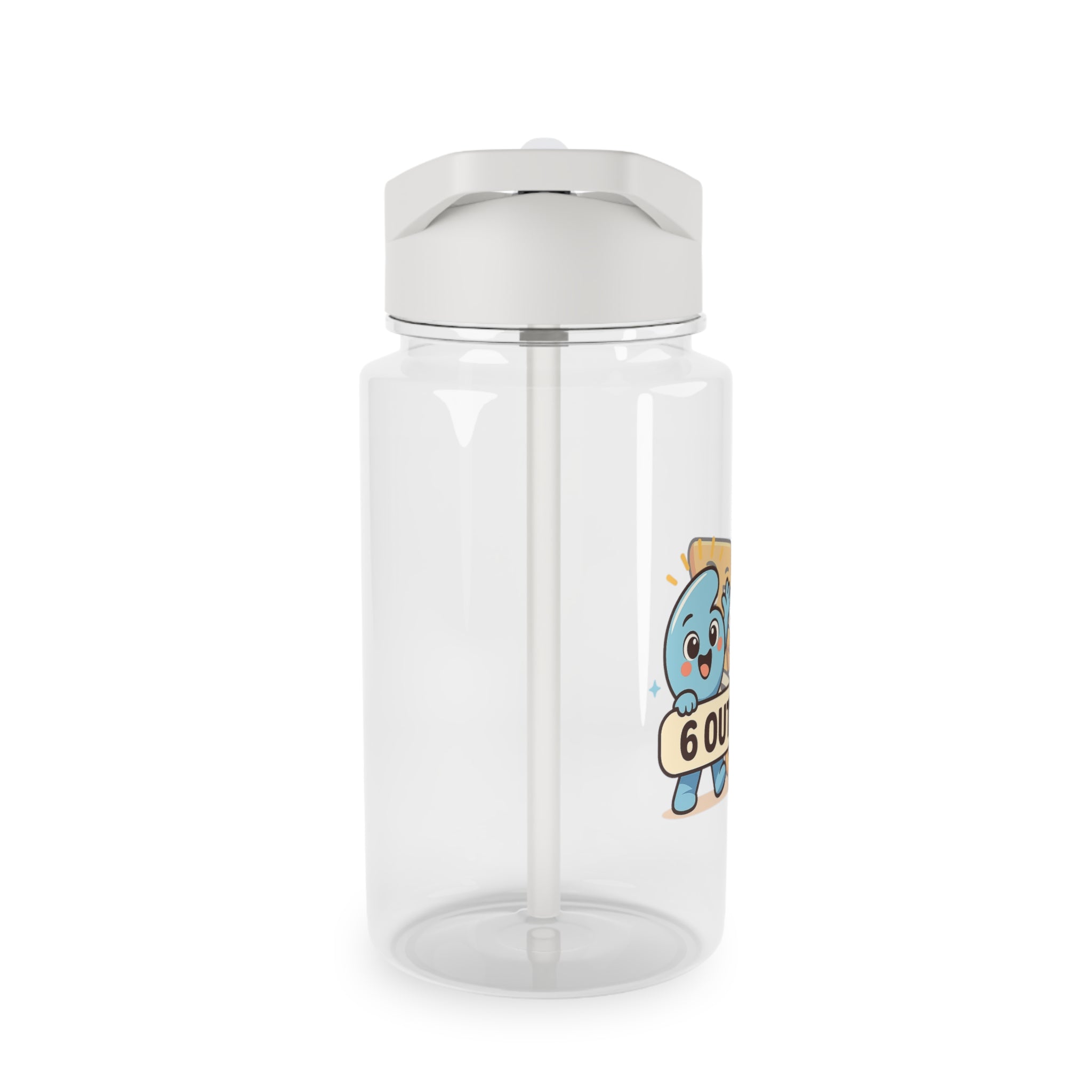 Meet 6 & 7™ Tritan Water Bottle —Cute Character Sports Bottle