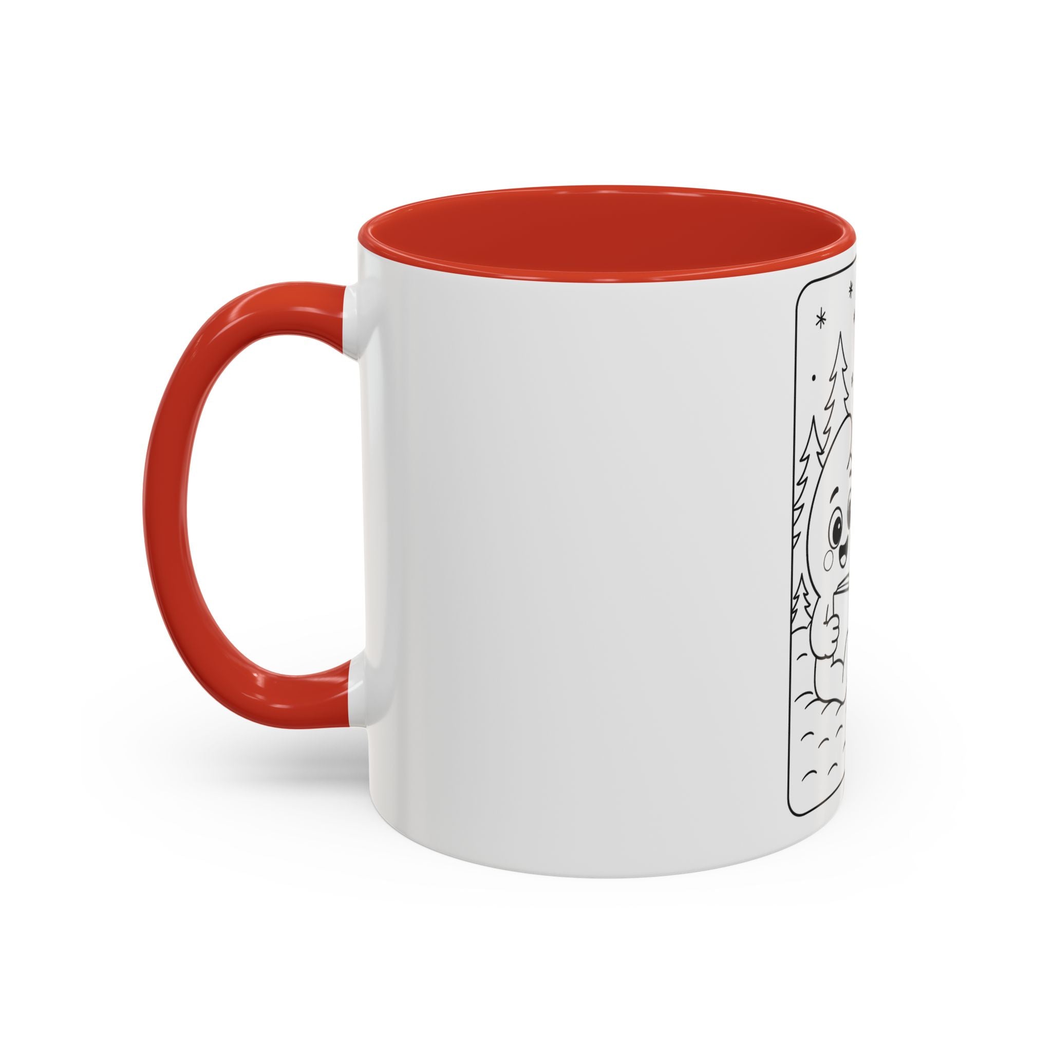 Meet 6 & 7™ Coffee Mug — Cute Marshmallow & Cocoa Cookie Reading Design (Accent 11/15oz)