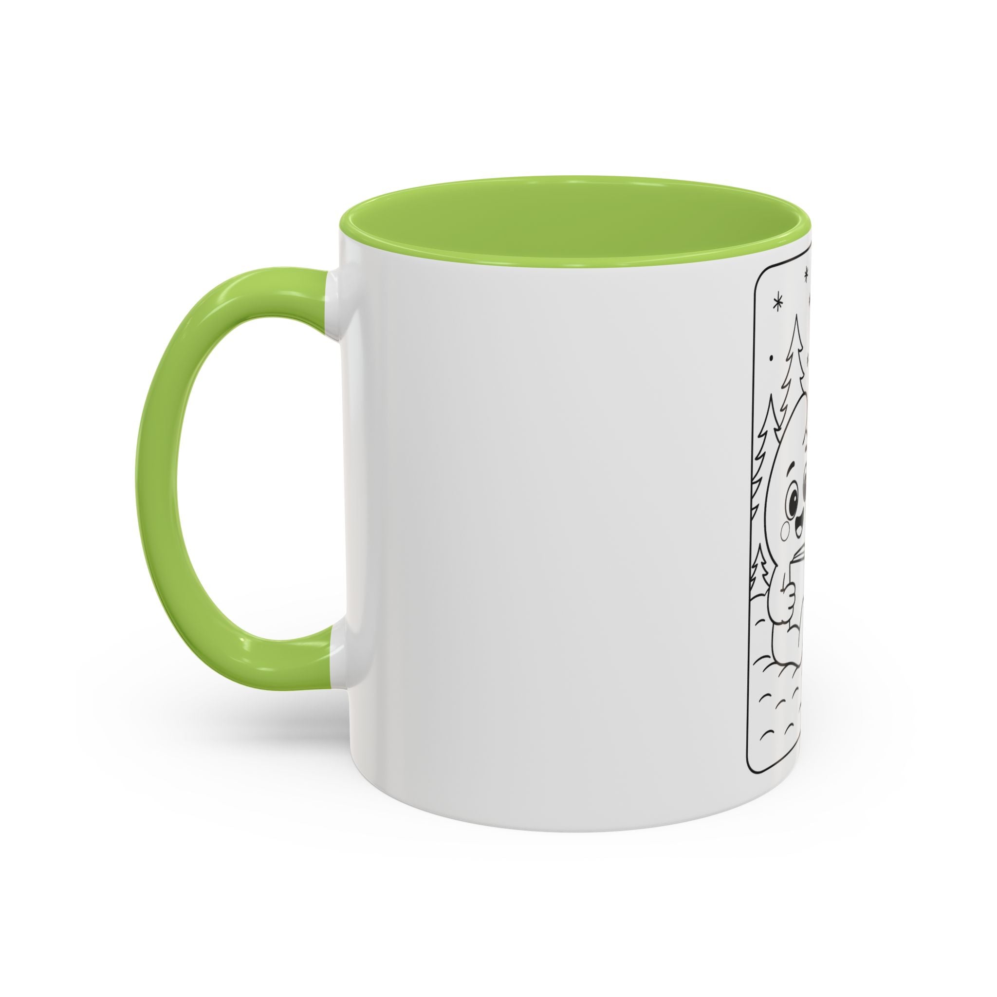 Meet 6 & 7™ Coffee Mug — Cute Marshmallow & Cocoa Cookie Reading Design (Accent 11/15oz)