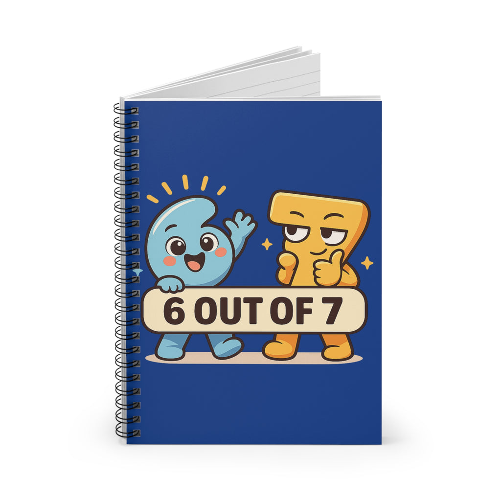 Meet 6 & 7™ Spiral Notebook — Cute Character Journal