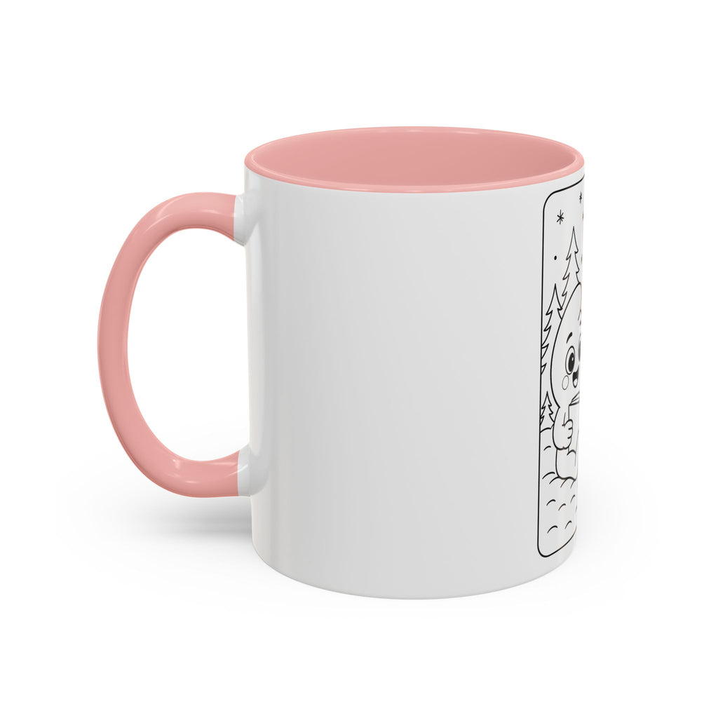 Meet 6 & 7™ Coffee Mug — Cute Marshmallow & Cocoa Cookie Reading Design (Accent 11/15oz)