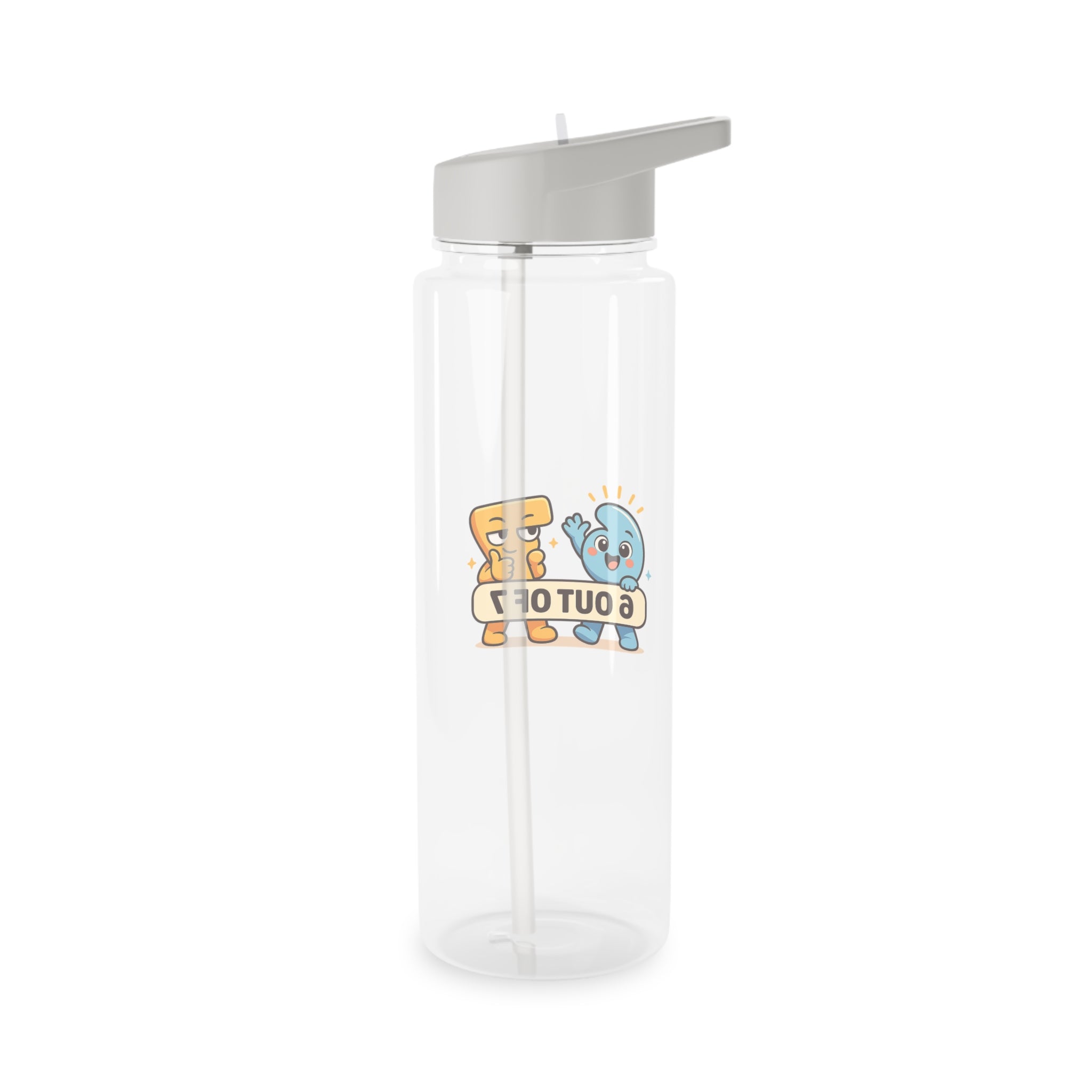 Meet 6 & 7™ Tritan Water Bottle —Cute Character Sports Bottle