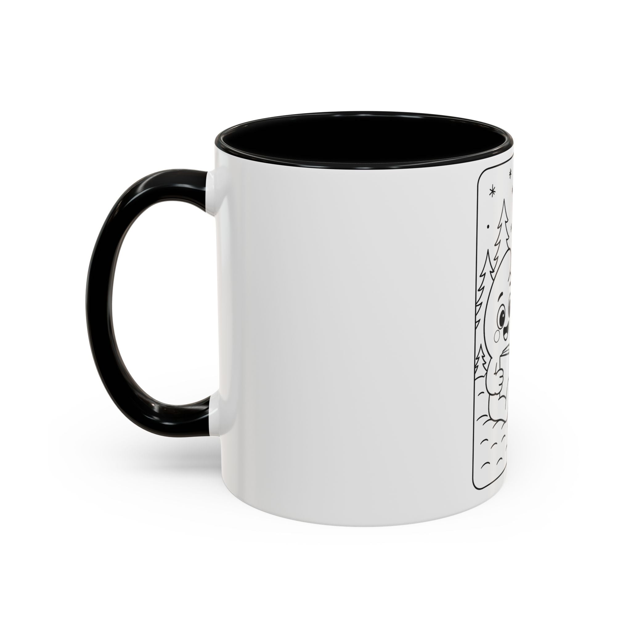 Meet 6 & 7™ Coffee Mug — Cute Marshmallow & Cocoa Cookie Reading Design (Accent 11/15oz)